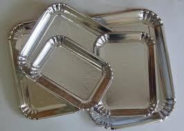 Silver Laminated Paper Plate 04