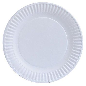 White Paper Plate 02