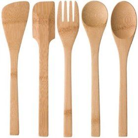 Wooden Serving Spoons 01