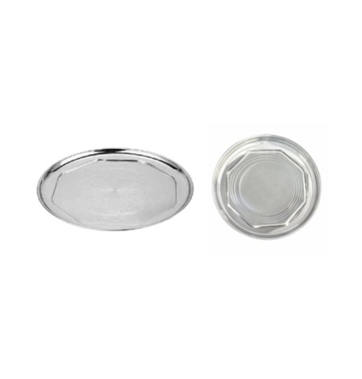 Stainless Steel Dinner Plate 01