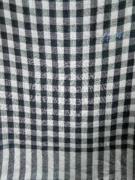 Thick Wool Pashmina Check Stole 02