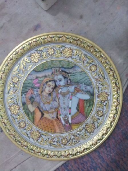 Marble Handicraft Wall Hanging Plate 08