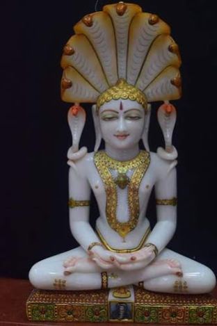 Marble Jain Mahaveer Statue 05