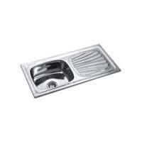 Stainless Steel Single Bowl Kitchen Sink With Drain Board 01