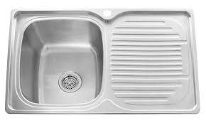 Stainless Steel Single Bowl Kitchen Sink With Drain Board 02