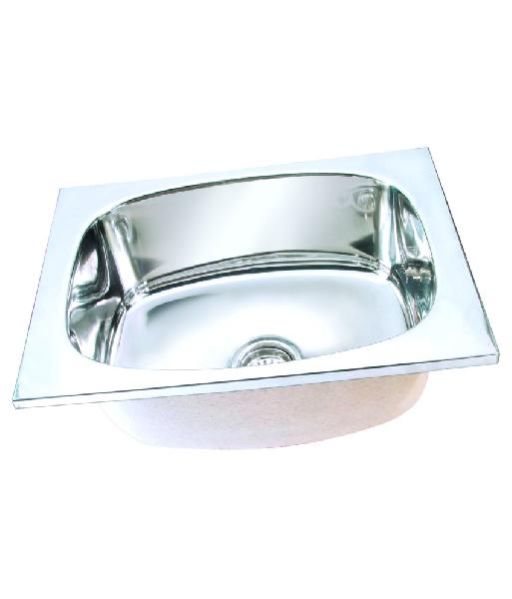 Stainless Steel Single Bowl Kitchen Sink Without Drain Board 02