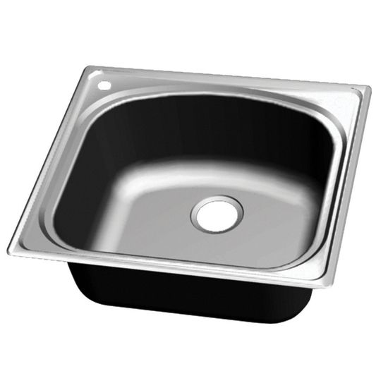 Stainless Steel Single Bowl Kitchen Sink Without Drain Board 05