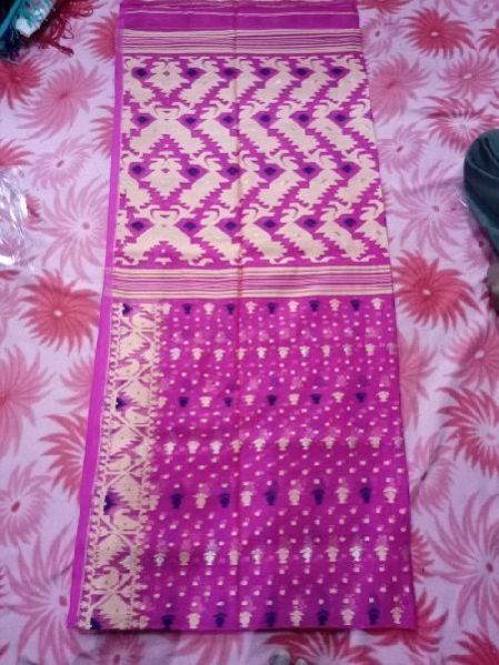 Jamdani Cotton and Silk Saree 01