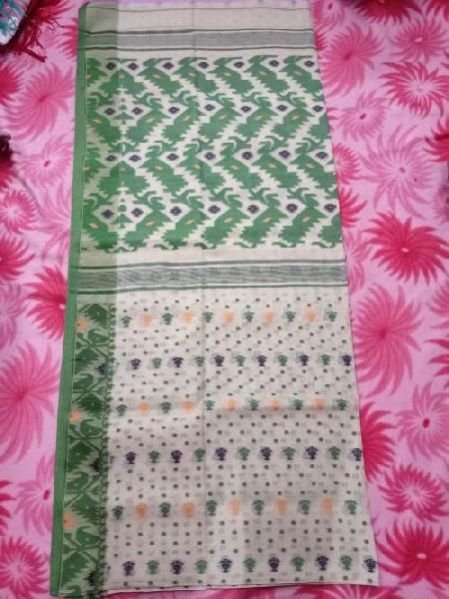 Jamdani Cotton and Silk Saree 03
