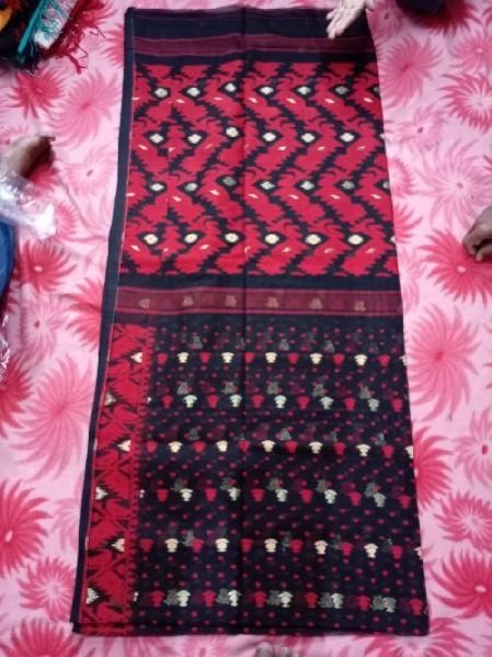 Jamdani Cotton and Silk Saree 04