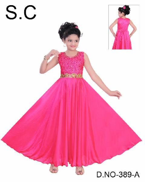 389-A Girl Long Frock