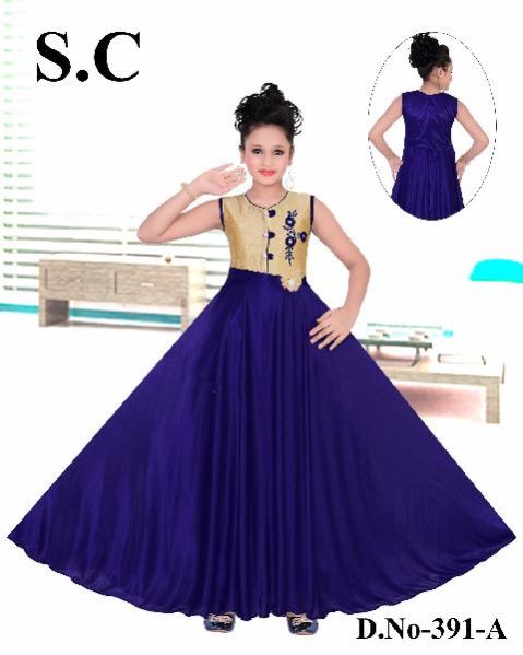 391-A Girl Long Frock