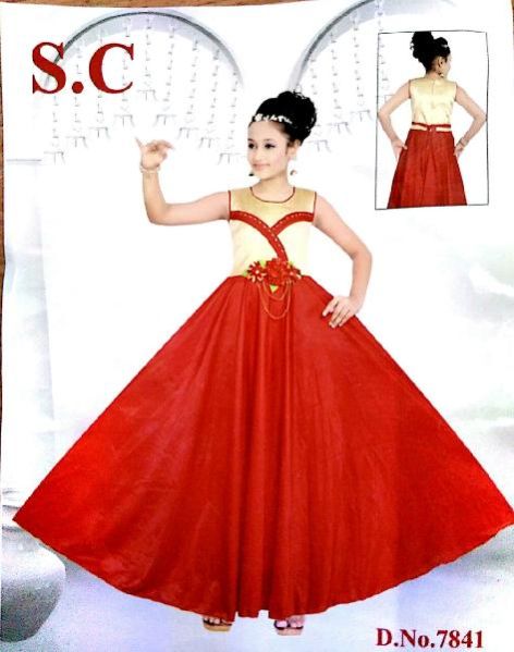 7841 Girl Long Frock