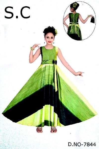 7844 Girl Long Frock