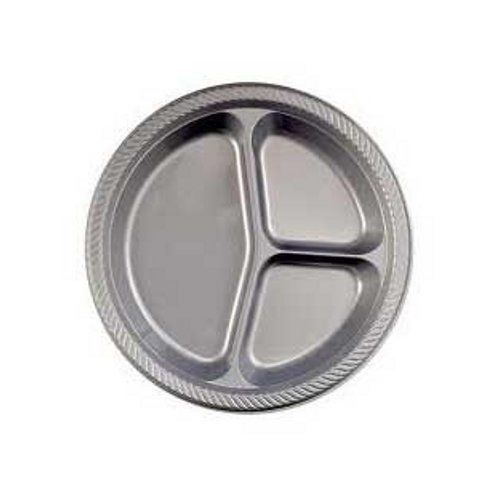 Disposable Silver Laminated Paper Thali 01