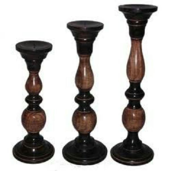 Wooden Candle Stand 02