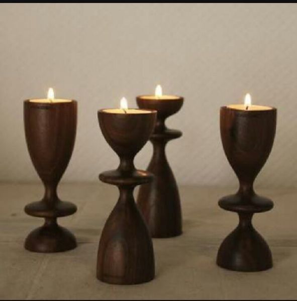 Wooden Candle Stand 06