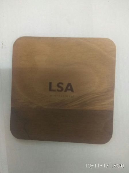 Wooden Tea Coaster 01