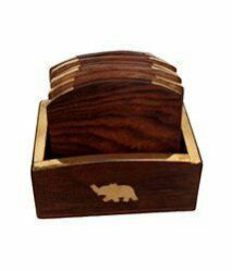 Wooden Tea Coaster 17