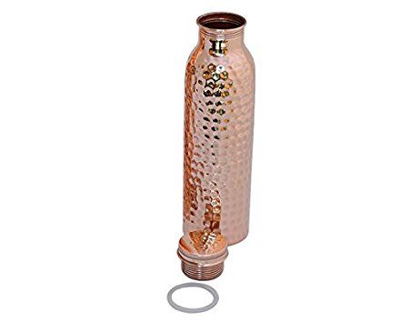 Hammered Copper Water Bottle Without Joint 02