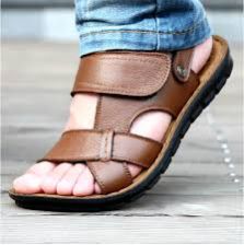 Mens Leather Sandals 01