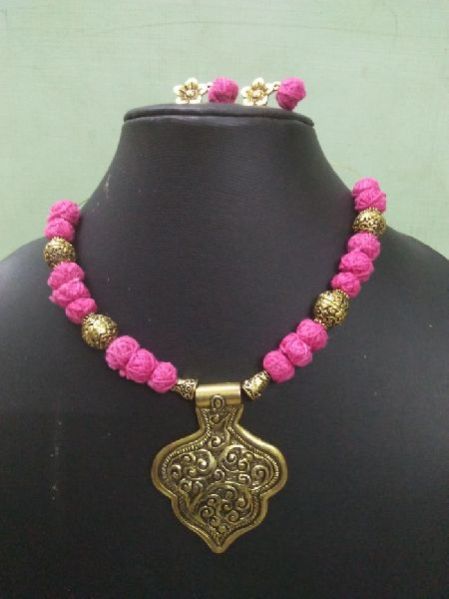 Silk Thread Necklace 14