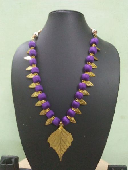 Silk Thread Necklace 12