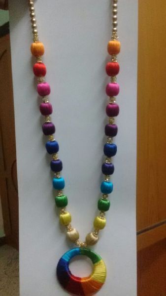 Silk Thread Necklace 13