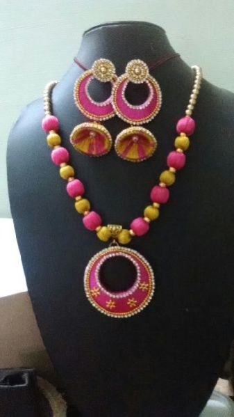 Silk Thread Necklace 22