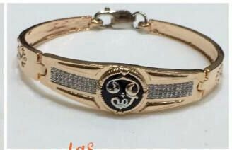 Silver Gents CZ Bracelet 01