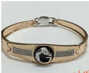 Silver Gents CZ Bracelet 04