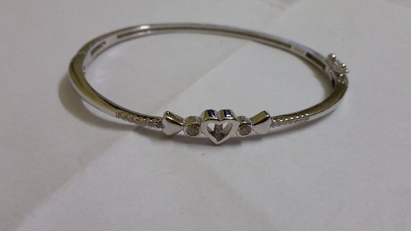 Silver Ladies CZ Bracelet 02