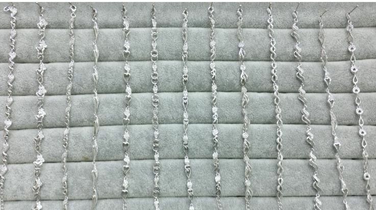 Silver Ladies CZ Bracelet 09