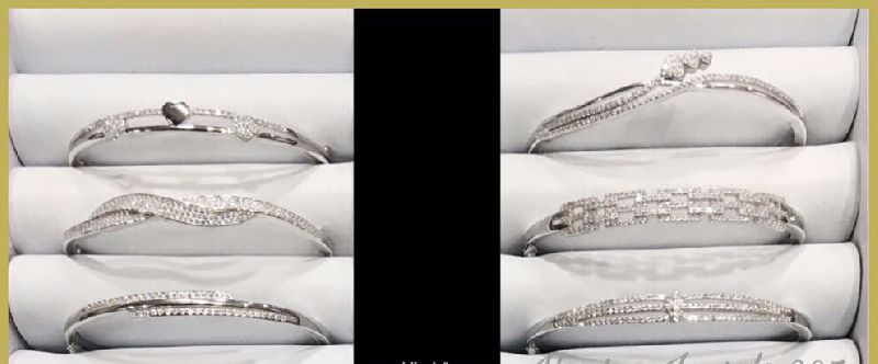 Silver Ladies CZ Bracelet 14