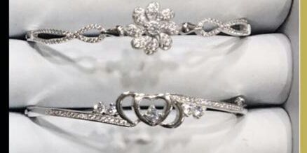 Silver Ladies CZ Bracelet 15