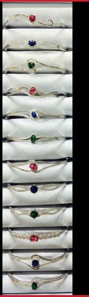 Silver Ladies CZ Bracelet 20