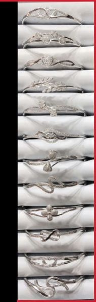 Silver Ladies CZ Bracelet 21