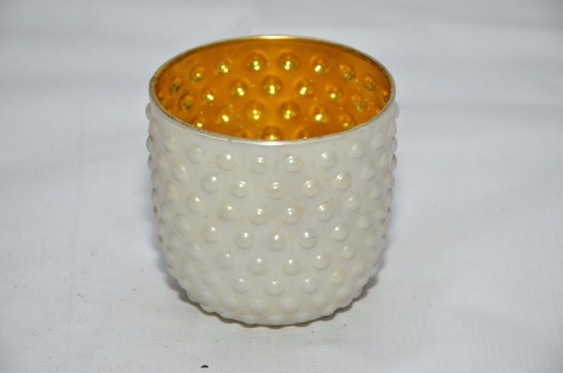 Mercury Glass Candle Holder 08