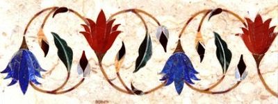 Marble Inlaid Floor Border 01