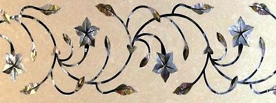 Marble Inlaid Floor Border 02