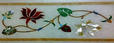 Marble Inlaid Floor Border 06