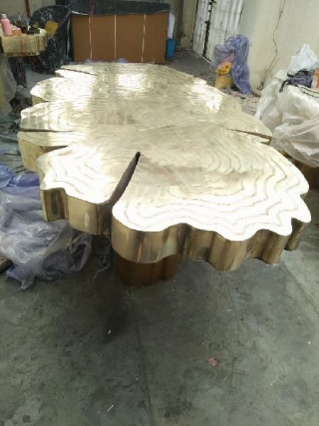 Brass Lacquer Dining Table 02