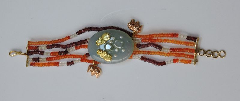 DSCN0361 - Gold and Pearl Bracelet