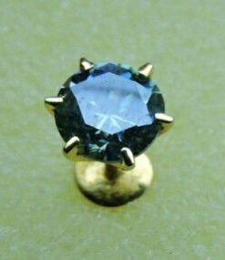 Gold Stud Earrings 05