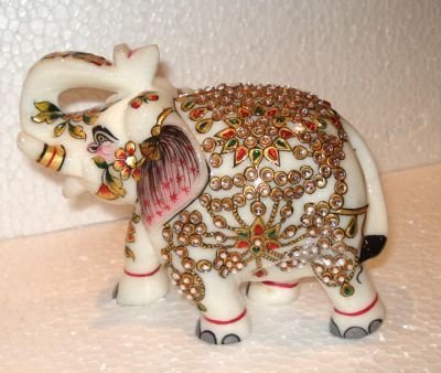 201 Marble Elephant Statue