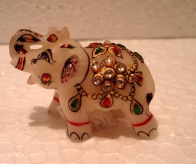 204 Marble Elephant Statue