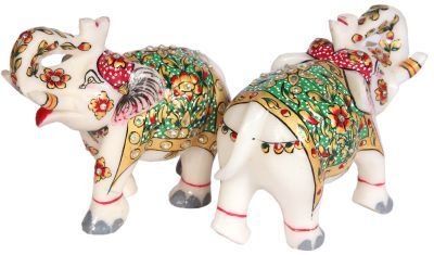 205 Marble Elephant Statue