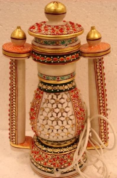 307 Marble Electric Lantern