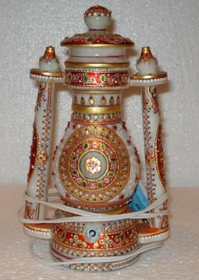309 Marble Electric Lantern