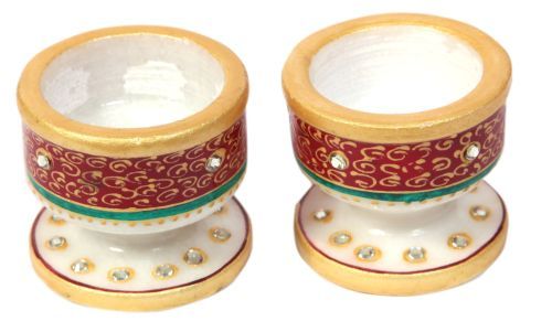 357 Marble Candle Stand